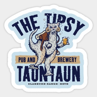 The Tipsy Tauntaun Sticker